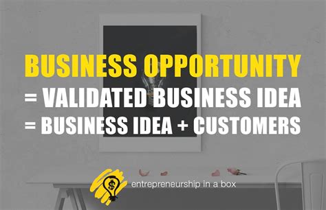 The Difference Between Business Opportunity And Business Idea