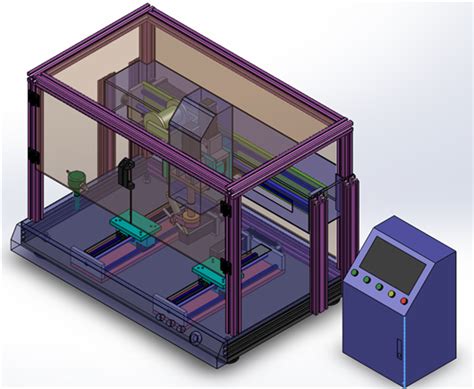 台式桌面型双工位焊锡机3d模型下载三维模型solidworks模型 制造云 产品模型