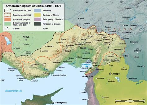 picture information kingdom  cilicia map