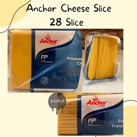 Jual Anchor Red Cheddar Slice Slice Cheddar Cheese Slice Shopee