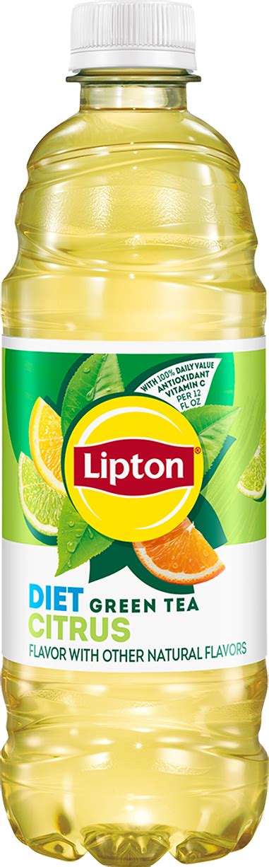 Lipton Iced Tea Diet Green Tea Citrus Ingredients Nutrition And Refreshment