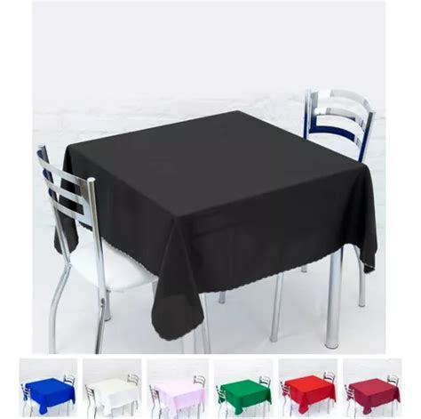 2 Toalha De Mesa Oxford Retangular 8 Cad 3 00x1 50 Poliéster Cor Preto