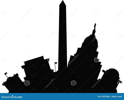 Cartoon Washington D.C. Stock Illustration - Image: 41557385