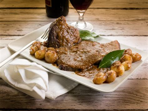 Viande Braisée Avec Fond D alimentation Potiron Photo stock Image du