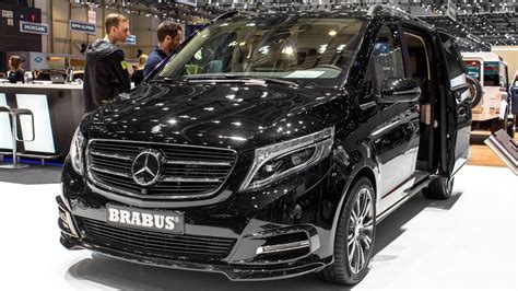 Mercedes V Class Brabus Business Exterior And Interior Walkaround Geneva Motorshow 2018 Youtube