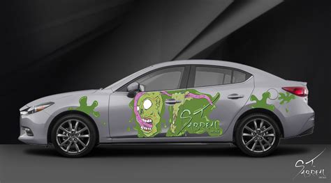 1x Undead Zombie Car Decal Etsy