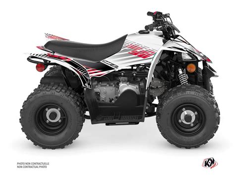 Kit Déco Quad Flow Yamaha 50 YFZ Rouge Kutvek