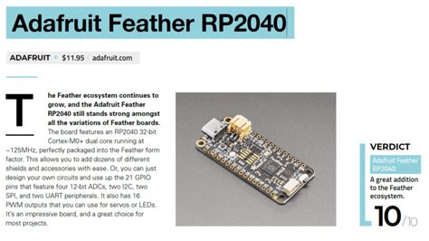 Adafruit Feather Rp Hackspace Magazine Issue Raspberrypi