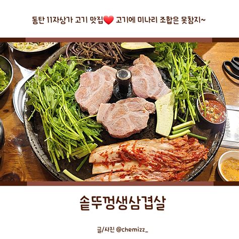 동탄 고기 맛집 미나리와 함께먹는 솥뚜껑생삼겹살 술집 회식장소로도 굿 네이버 블로그