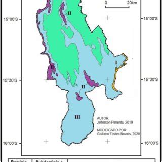 Mapa Das Unidades Clim Ticas Do Munic Pio De Formosa Go Autor