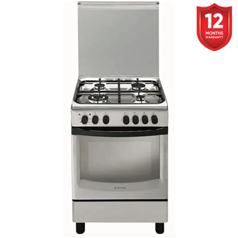 Buy Ariston 60cm 4 Gas Burners Cooker W Electric Oven And Grill Fan