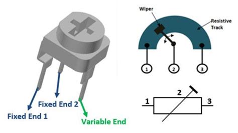 Preset Potentiometer Pinout Electronics Projects Presets Power Rating