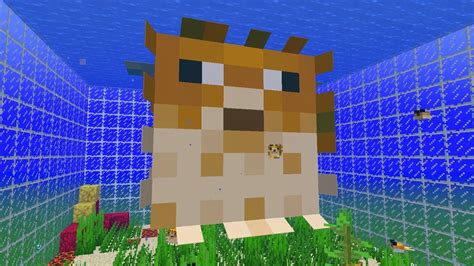 Minecraft Cursed Images 28 Extremely Inflated Pufferfish Youtube