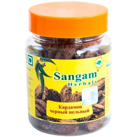 Кардамон черный Sangam Herbals, 50 г - купить с доставкой по выгодным ...
