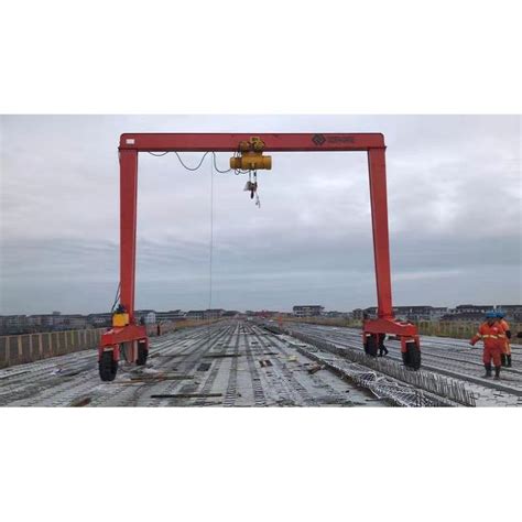 China Single Beam Sb Series Rubber Tired Gantry Crane Manufacturers