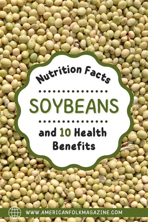 Soybeans Nutrition Facts And Health Benefits