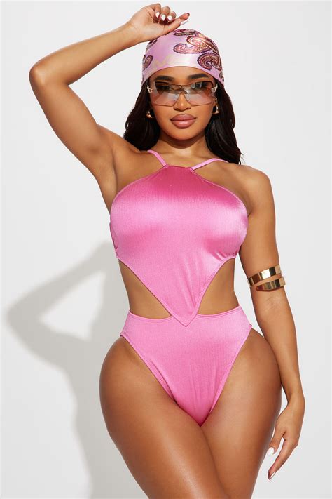 Island Love Affairs 1 Piece Swimsuit Pink Fashion Nova Swimwear Fashion Nova