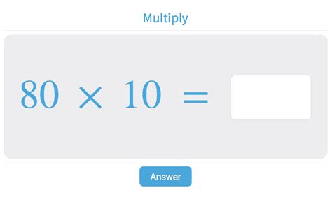 Multiplication - Practice with Math Games