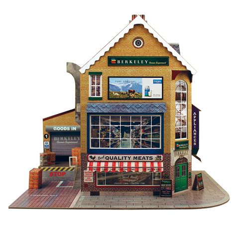 Buy The Citybuilder Corner Supermart Cardboard Model Making Kit O