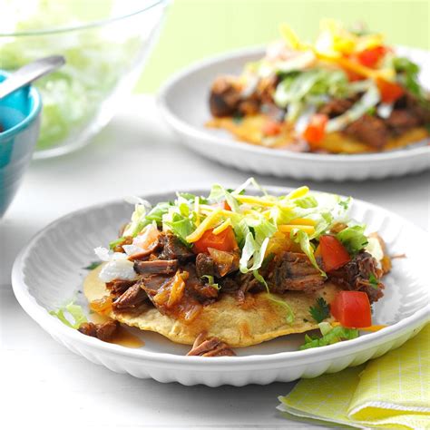 Slow Cooker Beef Tostadas Recipe How To Make It