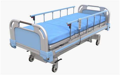 3d Hospital Bed Model Turbosquid 1548720