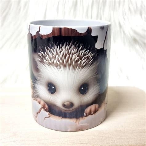 Tasse 3D Mit NAME NAMEN Mauer Weihnachten Nikolaus Mauer Wall IGEL BABY