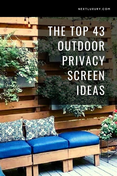 The Top 43 Outdoor Privacy Screen Ideas | Privacy screen outdoor ...