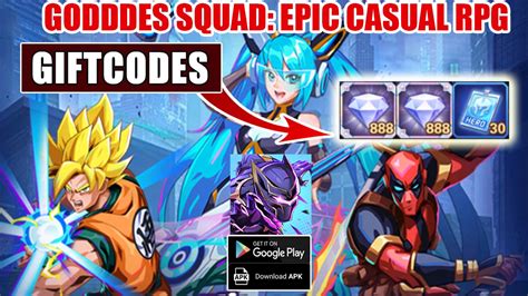 Goddess Squad Epic Casual Rpg Gameplay Giftcodes How To Redeem Code