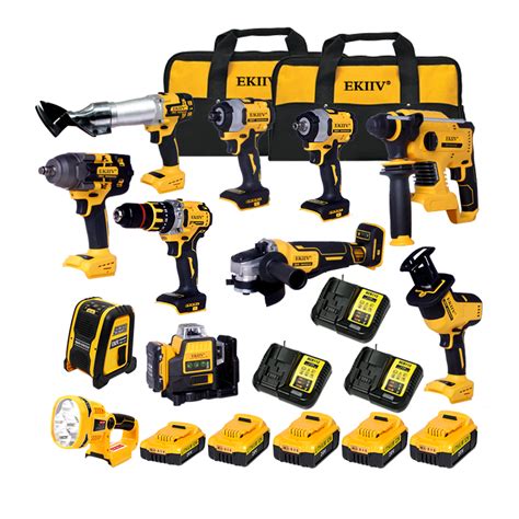 Wholesales Brushless Cordless Dewal Combo Power Tools 15 Kits Tool Set