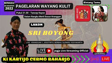 Live Wayang Kulit Dalang Ki Kartijo Cermo Raharjo Youtube