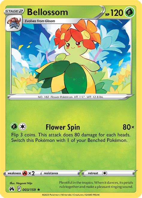 Bellossom Crown Zenith Crz Pkmncards