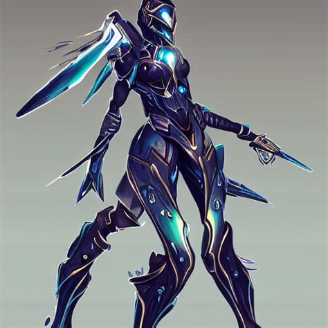 Prompthunt Stunning Fanart Of Valkyr Prime Female Warframe In A