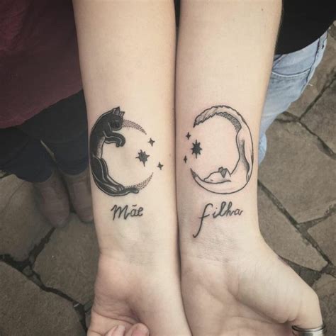 Tatuagem mãe e filha ideias para ilustrar o amor Tattoos for