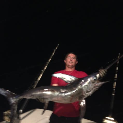 Nice Swordfish Caught On Our Night Swordfish Charter Last Night This