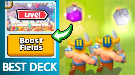 This Deck Is SUPER AWESOME To Win Boost Fields Challenge In Clash