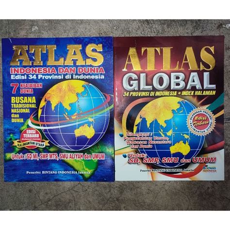 Jual Buku Atlas Indonesia And Dunia 7 Keajaiban Dunia Untuk Sdmi Smpmts