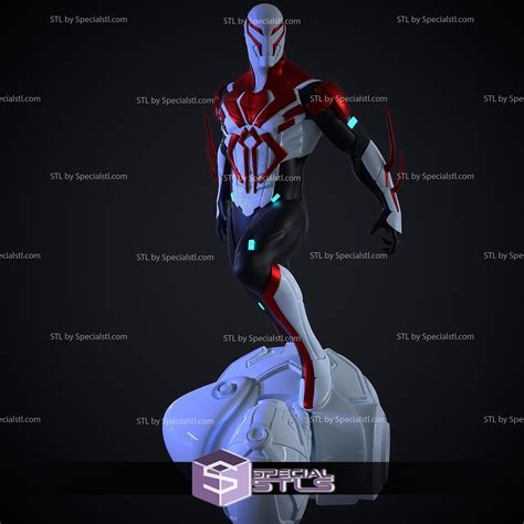 Spider Man 2099 White Suit STL Files 3D Printable SpecialSTL