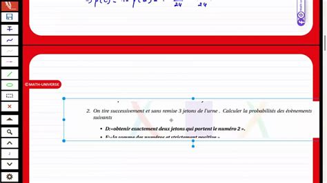 Exercice Probabilité Bac Sciences Youtube