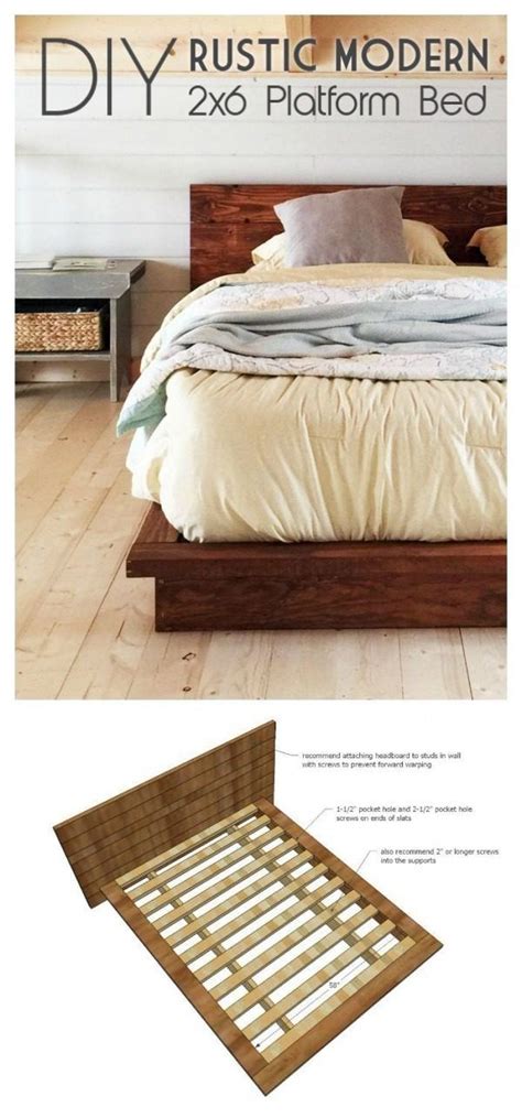 61 Easy DIY Bed Frames You Can Build On A Budget Diy Bed Frame Easy