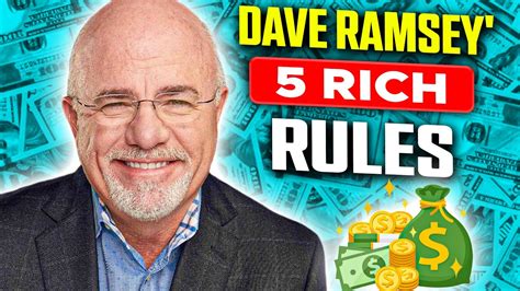 5 Simple Rules To Make You Rich Dave Ramsey Youtube