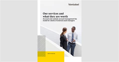 custody fees vontobel