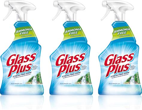 Buy Glass Plus Glass Cleaner 32 Fl Oz Bottle Multi Surface Glass Cleaner 3 Online At Lowest