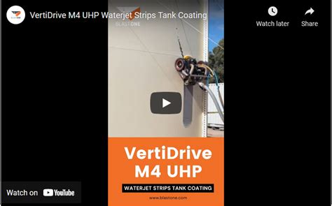 Vertidrive V Blasting Robot Closed Loop Uhp Surface Preparation