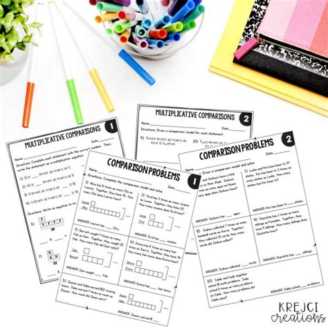 Multiplicative Comparisons - Tips and Resources for Student Success ... 