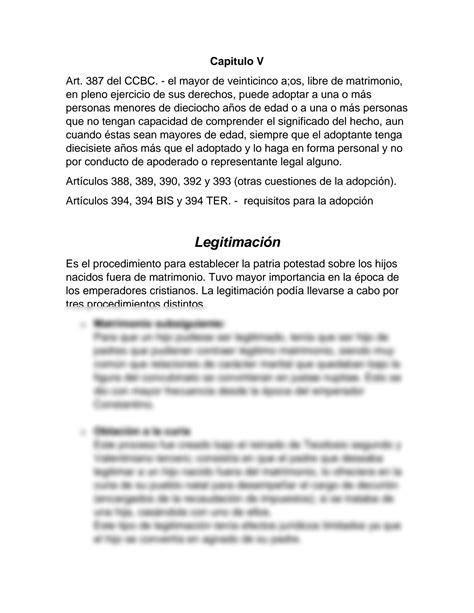 Solution Adopci N Adrogacion Y Legitimacion En Derecho Romano Y Codigo