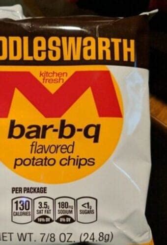 Middleswarth Barbeque Potato Chips 0 G Nutrition Information Innit