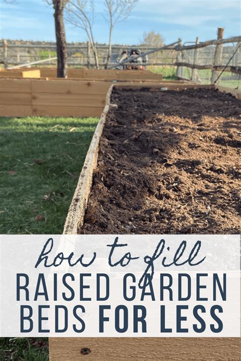 How To Fill A Raised Garden Bed And Save On Soil In 2021 Cheap Raised