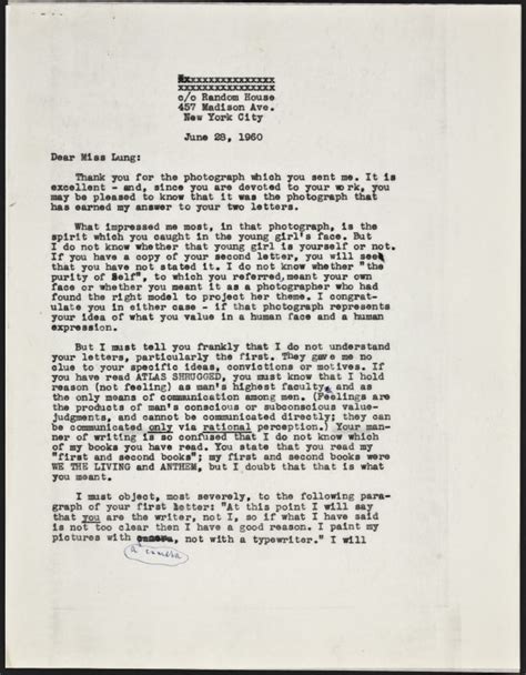 To Terry Lung A Fan Letter 468 AynRand Org