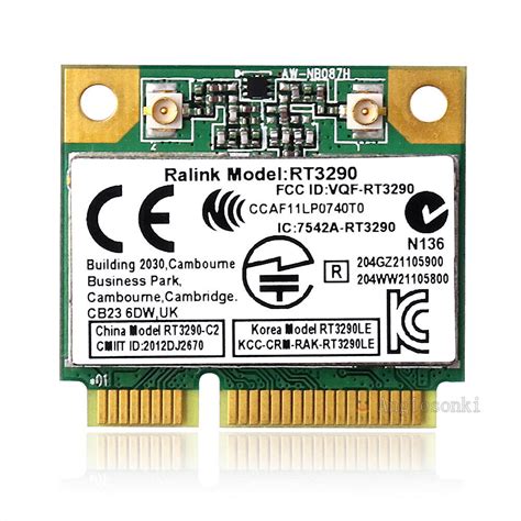 New Ralink Rt Bgn Mbps Half Mini Pci E Wifi Card