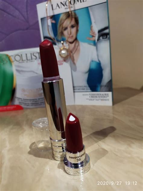 Помада clinique dramatically different lipstick ,тон 39 passion ately ...